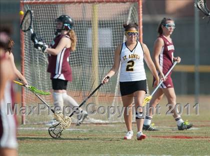 Thumbnail 2 in St. Agnes Academy v Austin (D2 TGHSLL State Quarterfinal) photogallery.