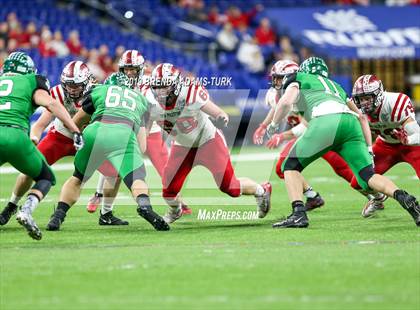Thumbnail 1 in New Palestine vs. Valparaiso (IHSAA 5A State Final) photogallery.