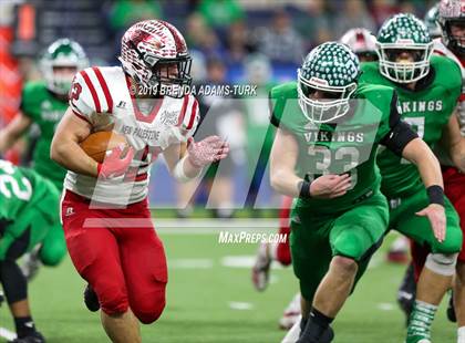 Thumbnail 1 in New Palestine vs. Valparaiso (IHSAA 5A State Final) photogallery.
