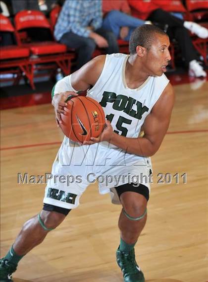 Thumbnail 2 in Long Beach Poly vs. Bishop Gorman (Nike Extravaganza) photogallery.