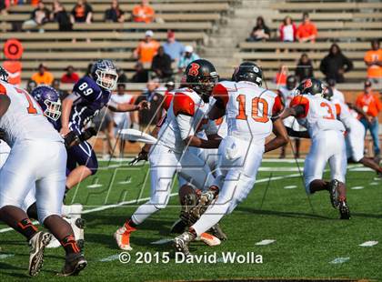 Thumbnail 2 in Mitchell vs. Wallace-Rose Hill (NCHSAA 1AA Final) photogallery.