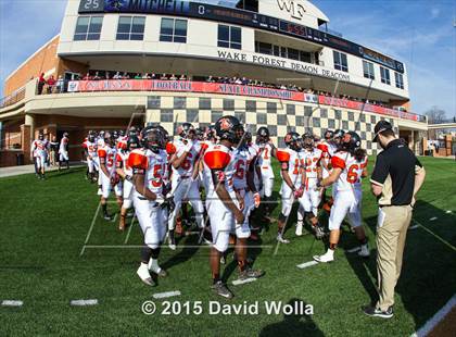 Thumbnail 2 in Mitchell vs. Wallace-Rose Hill (NCHSAA 1AA Final) photogallery.