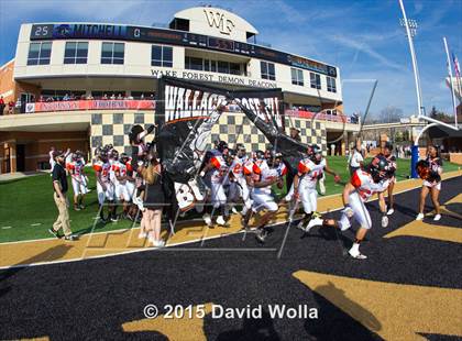 Thumbnail 2 in Mitchell vs. Wallace-Rose Hill (NCHSAA 1AA Final) photogallery.