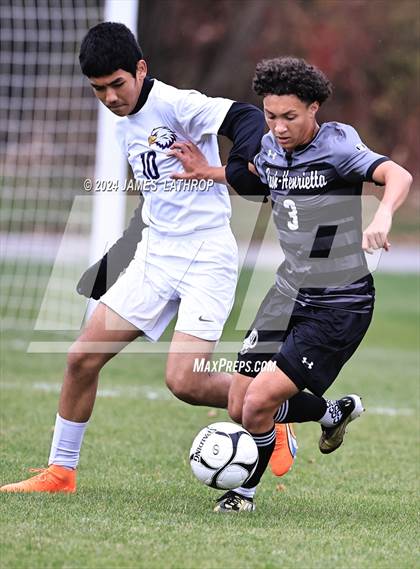 Thumbnail 3 in East / World of Inquiry @ Rush-Henrietta (NYSPHSAA Section 5 Class AAA quarterfinals)) photogallery.