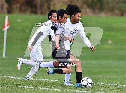Thumbnail 1 in East / World of Inquiry @ Rush-Henrietta (NYSPHSAA Section 5 Class AAA quarterfinals)) photogallery.