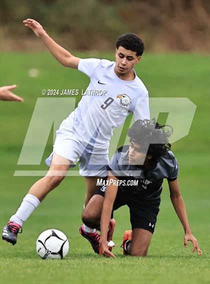 Thumbnail 1 in East / World of Inquiry @ Rush-Henrietta (NYSPHSAA Section 5 Class AAA quarterfinals)) photogallery.