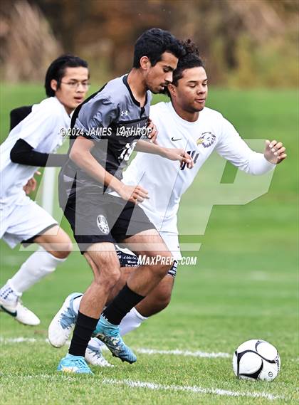 Thumbnail 3 in East / World of Inquiry @ Rush-Henrietta (NYSPHSAA Section 5 Class AAA quarterfinals)) photogallery.