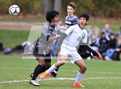 Thumbnail 1 in East / World of Inquiry @ Rush-Henrietta (NYSPHSAA Section 5 Class AAA quarterfinals)) photogallery.