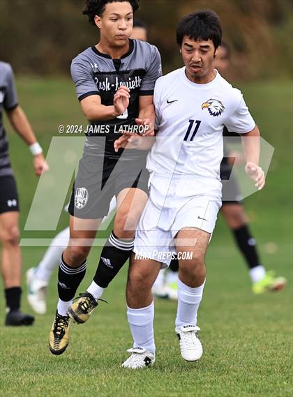 Thumbnail 2 in East / World of Inquiry @ Rush-Henrietta (NYSPHSAA Section 5 Class AAA quarterfinals)) photogallery.