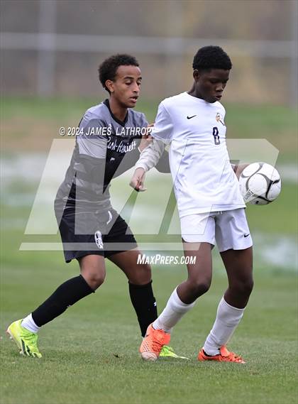 Thumbnail 2 in East / World of Inquiry @ Rush-Henrietta (NYSPHSAA Section 5 Class AAA quarterfinals)) photogallery.