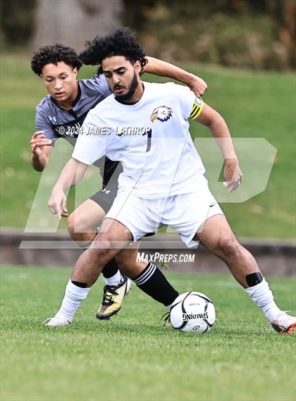 Thumbnail 1 in East / World of Inquiry @ Rush-Henrietta (NYSPHSAA Section 5 Class AAA quarterfinals)) photogallery.