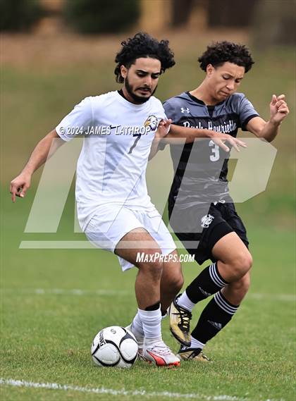 Thumbnail 1 in East / World of Inquiry @ Rush-Henrietta (NYSPHSAA Section 5 Class AAA quarterfinals)) photogallery.
