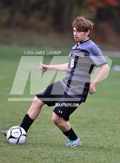 Thumbnail 1 in East / World of Inquiry @ Rush-Henrietta (NYSPHSAA Section 5 Class AAA quarterfinals)) photogallery.