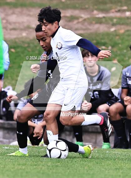 Thumbnail 2 in East / World of Inquiry @ Rush-Henrietta (NYSPHSAA Section 5 Class AAA quarterfinals)) photogallery.