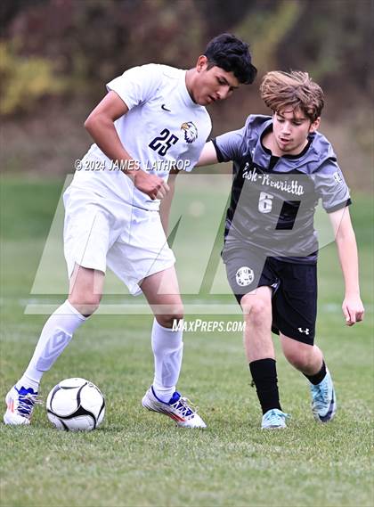 Thumbnail 1 in East / World of Inquiry @ Rush-Henrietta (NYSPHSAA Section 5 Class AAA quarterfinals)) photogallery.