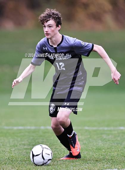 Thumbnail 1 in East / World of Inquiry @ Rush-Henrietta (NYSPHSAA Section 5 Class AAA quarterfinals)) photogallery.