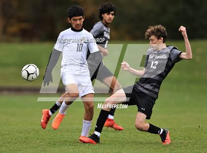 Thumbnail 2 in East / World of Inquiry @ Rush-Henrietta (NYSPHSAA Section 5 Class AAA quarterfinals)) photogallery.