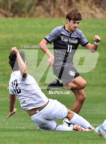 Thumbnail 2 in East / World of Inquiry @ Rush-Henrietta (NYSPHSAA Section 5 Class AAA quarterfinals)) photogallery.