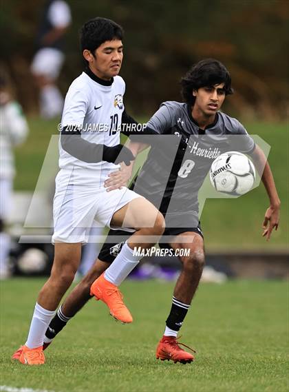 Thumbnail 1 in East / World of Inquiry @ Rush-Henrietta (NYSPHSAA Section 5 Class AAA quarterfinals)) photogallery.