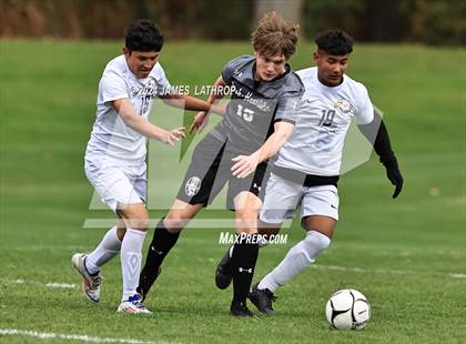 Thumbnail 1 in East / World of Inquiry @ Rush-Henrietta (NYSPHSAA Section 5 Class AAA quarterfinals)) photogallery.