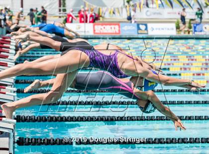 Thumbnail 1 in CIF State Girls Swimming Championships (Prelims) photogallery.