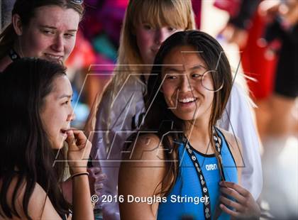 Thumbnail 1 in CIF State Girls Swimming Championships (Prelims) photogallery.