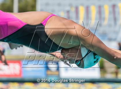 Thumbnail 1 in CIF State Girls Swimming Championships (Prelims) photogallery.