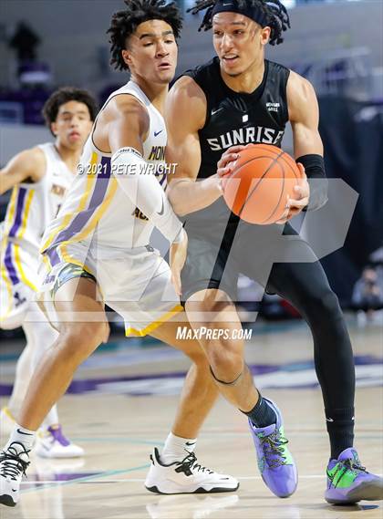 Thumbnail 2 in Montverde Academy vs. Sunrise (Geico Nationals) photogallery.