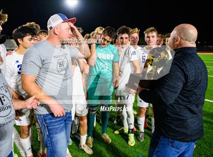 Thumbnail 3 in Snowflake vs. Chino Valley (AIA Fall Soccer Final Awards) photogallery.