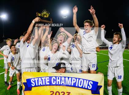 Thumbnail 3 in Snowflake vs. Chino Valley (AIA Fall Soccer Final Awards) photogallery.