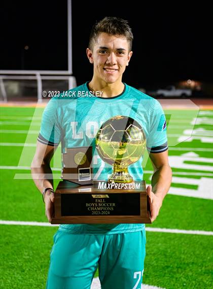 Thumbnail 1 in Snowflake vs. Chino Valley (AIA Fall Soccer Final Awards) photogallery.