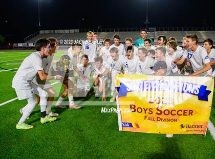 Thumbnail 2 in Snowflake vs. Chino Valley (AIA Fall Soccer Final Awards) photogallery.