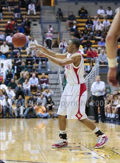 Thumbnail 2 in Monte Vista vs. St. Mary's (MLK Classic) photogallery.