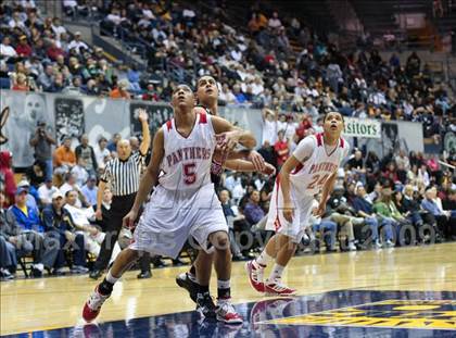 Thumbnail 3 in Monte Vista vs. St. Mary's (MLK Classic) photogallery.