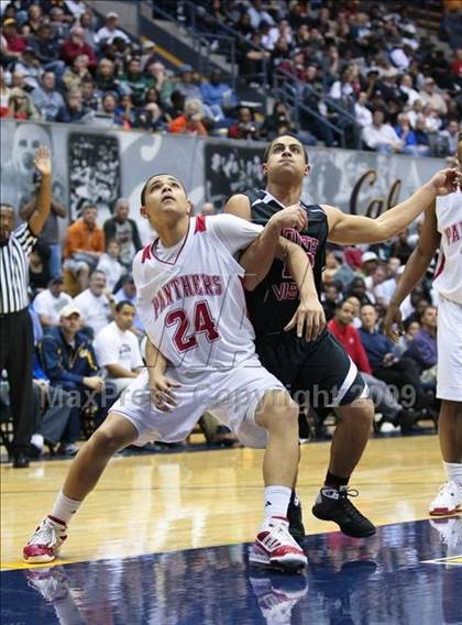 Thumbnail 1 in Monte Vista vs. St. Mary's (MLK Classic) photogallery.
