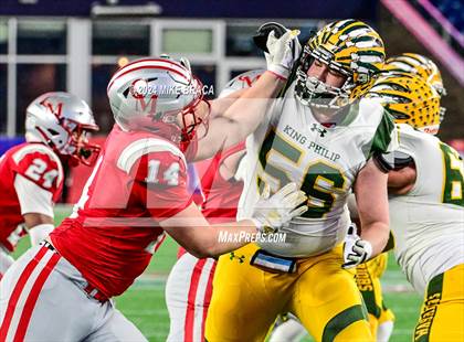 Thumbnail 2 in King Philip Regional vs Catholic Memorial (MIAA Division 2 Final) photogallery.