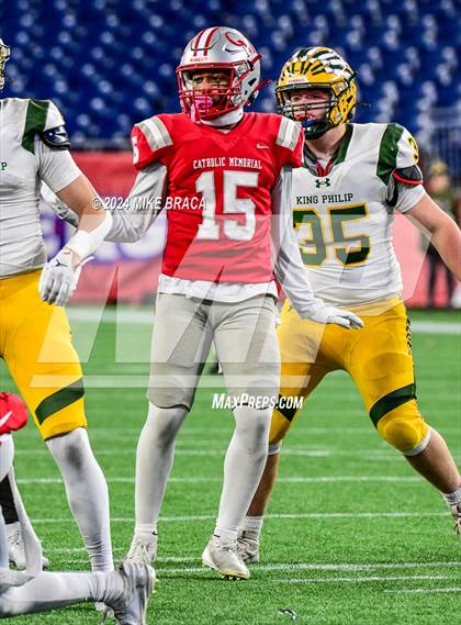 Thumbnail 3 in King Philip Regional vs Catholic Memorial (MIAA Division 2 Final) photogallery.