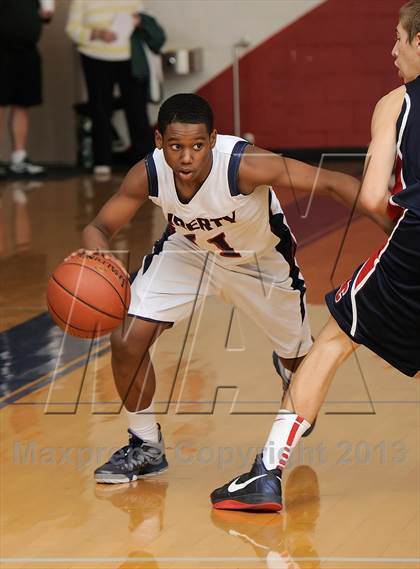 Thumbnail 2 in Hesperia Christian vs. Liberty Christian (Small Schools Showcase) photogallery.