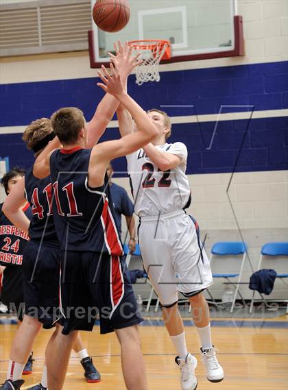 Thumbnail 1 in Hesperia Christian vs. Liberty Christian (Small Schools Showcase) photogallery.