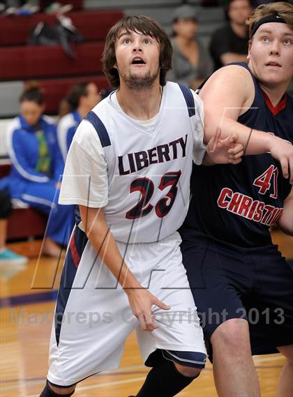 Thumbnail 1 in Hesperia Christian vs. Liberty Christian (Small Schools Showcase) photogallery.