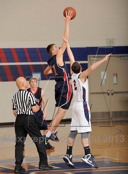 Thumbnail 1 in Hesperia Christian vs. Liberty Christian (Small Schools Showcase) photogallery.