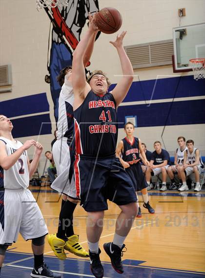 Thumbnail 1 in Hesperia Christian vs. Liberty Christian (Small Schools Showcase) photogallery.