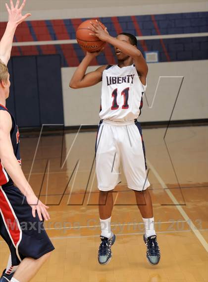 Thumbnail 1 in Hesperia Christian vs. Liberty Christian (Small Schools Showcase) photogallery.