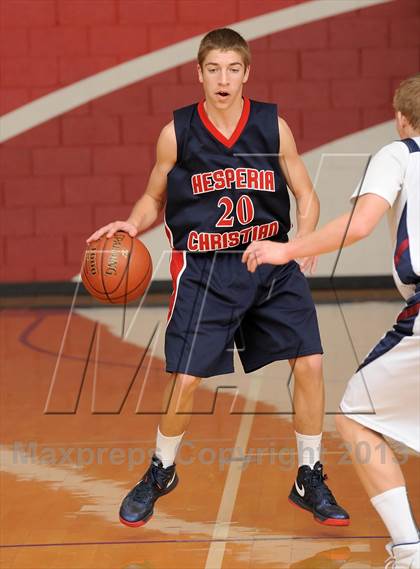 Thumbnail 3 in Hesperia Christian vs. Liberty Christian (Small Schools Showcase) photogallery.