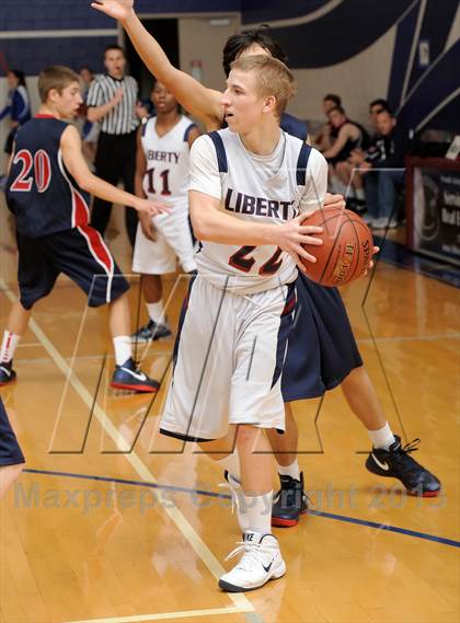Thumbnail 1 in Hesperia Christian vs. Liberty Christian (Small Schools Showcase) photogallery.
