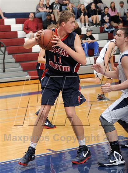 Thumbnail 2 in Hesperia Christian vs. Liberty Christian (Small Schools Showcase) photogallery.