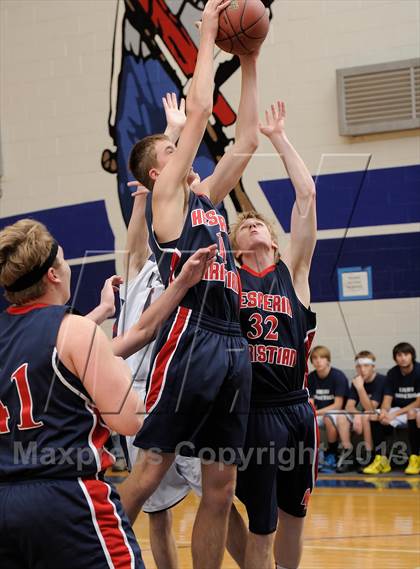 Thumbnail 3 in Hesperia Christian vs. Liberty Christian (Small Schools Showcase) photogallery.
