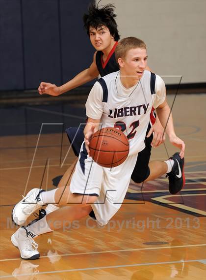 Thumbnail 2 in Hesperia Christian vs. Liberty Christian (Small Schools Showcase) photogallery.