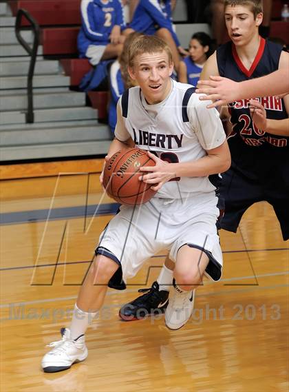 Thumbnail 2 in Hesperia Christian vs. Liberty Christian (Small Schools Showcase) photogallery.