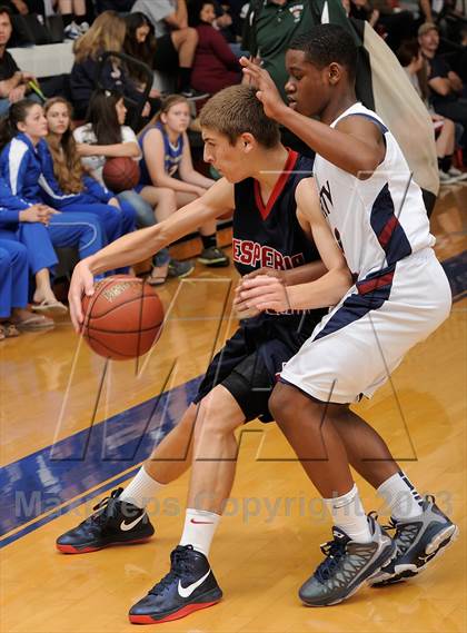 Thumbnail 1 in Hesperia Christian vs. Liberty Christian (Small Schools Showcase) photogallery.